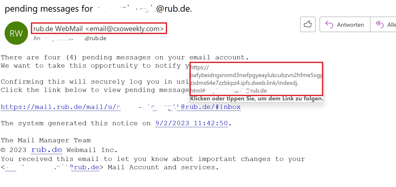 Phishing-Mail
