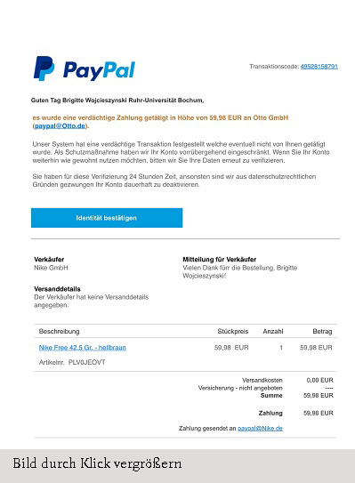 Paypal-Fake